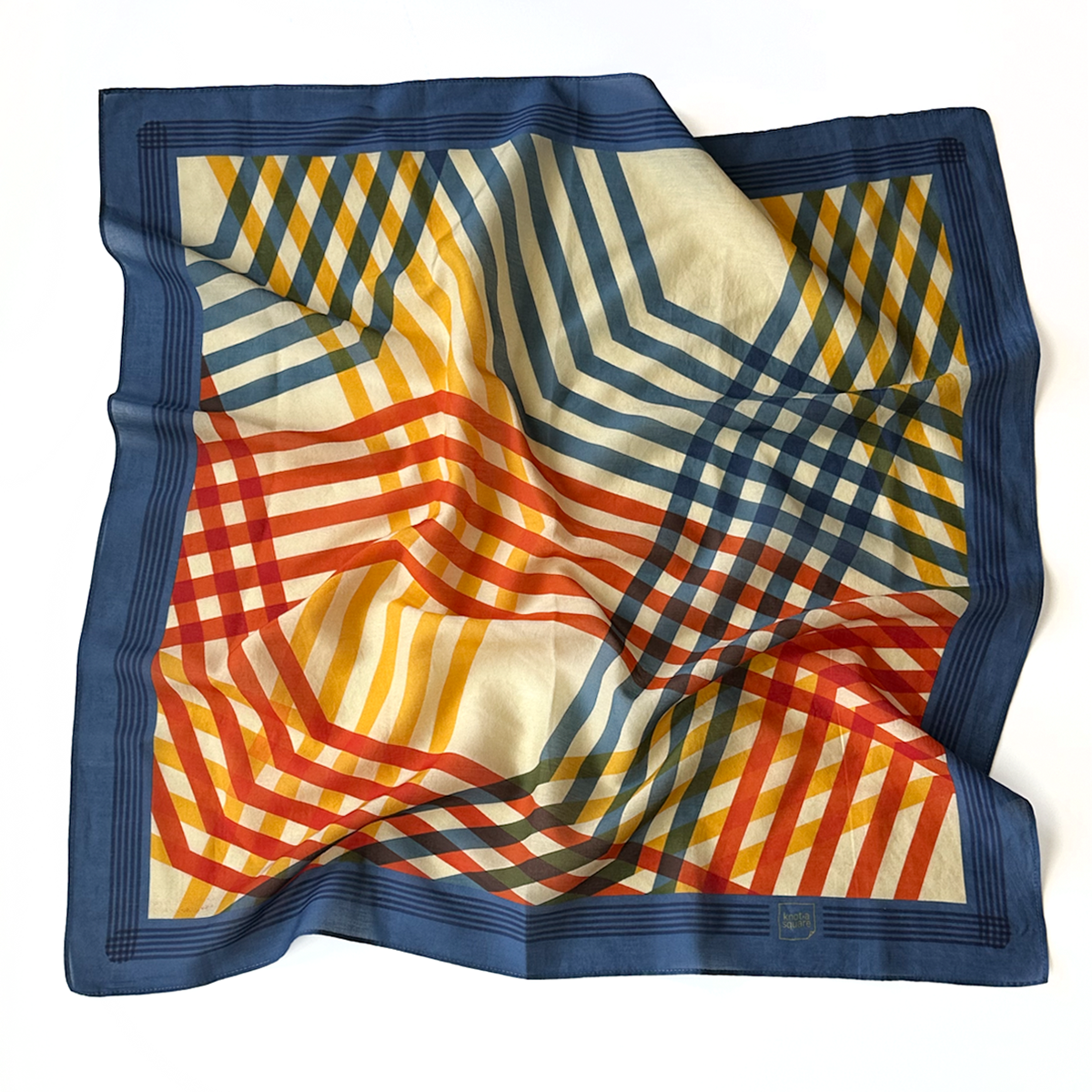 Cotton/Silk Scarf - the 405 knot - sunset