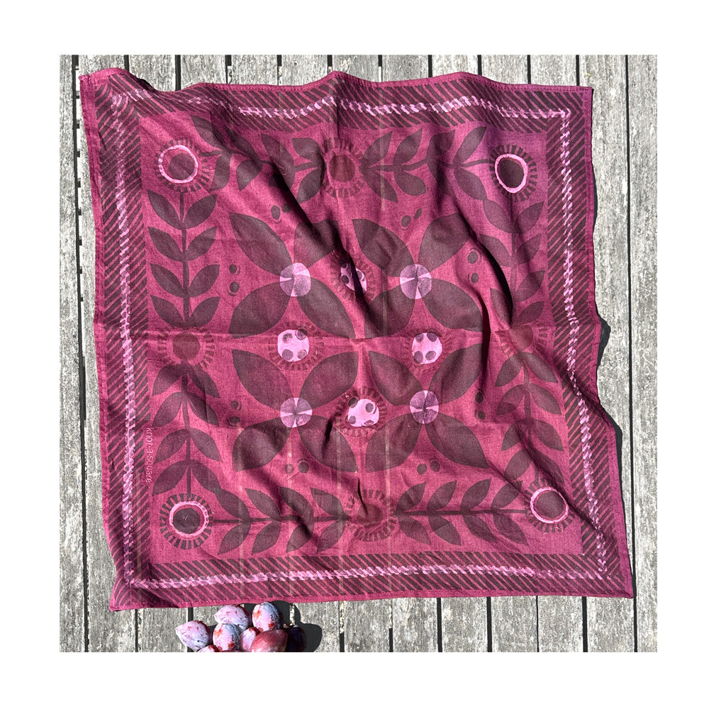 Cotton Bandana Summer Series, Garnet