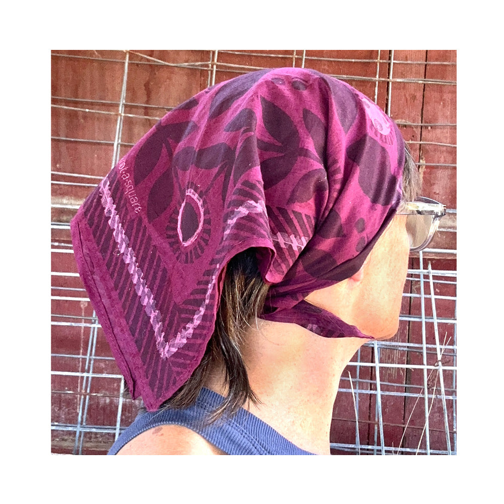 Cotton Bandana Summer Series, Garnet