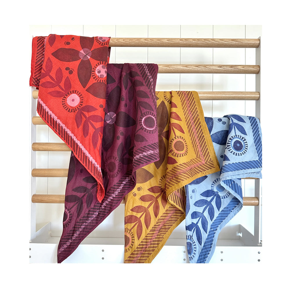 Cotton Bandana -summer series Persimmon