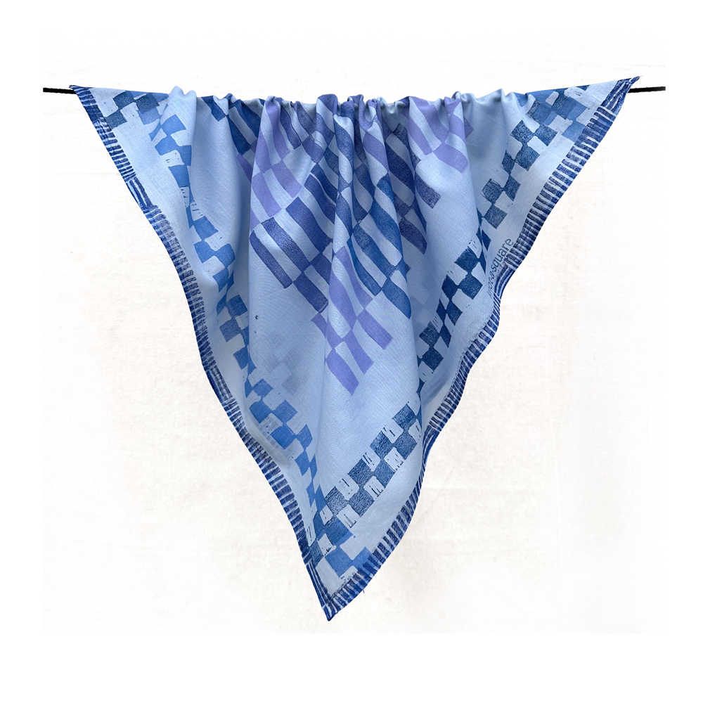 Cotton Bandana - light light blue