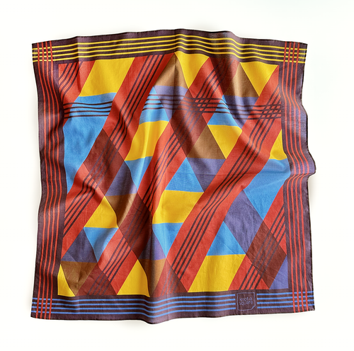 Cotton Bandana  - Mount Modern Golden Sunset