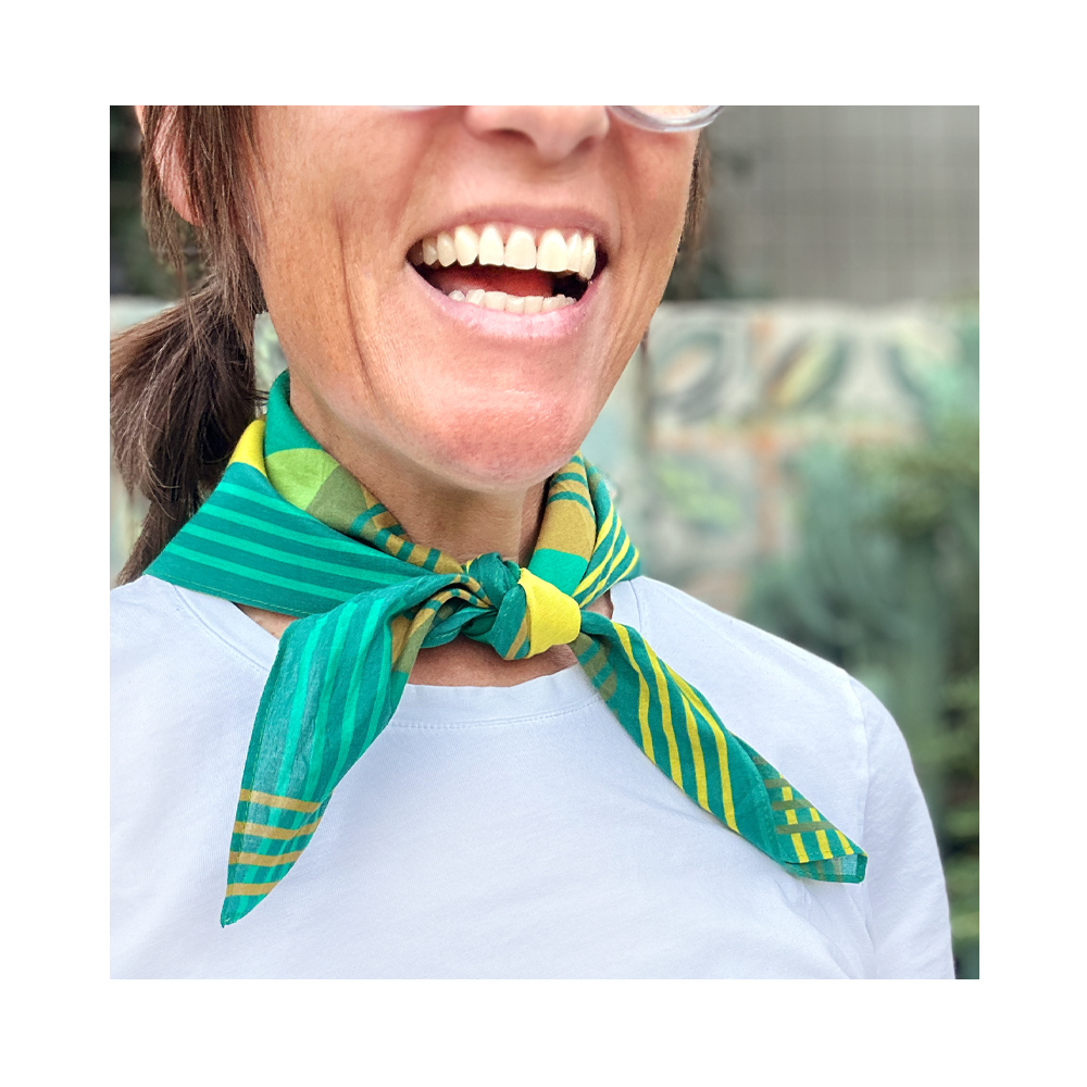 Cotton Bandana - Mount Modern Green