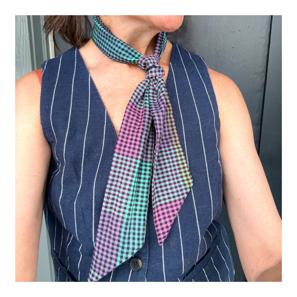 Twilly - multi color gingham