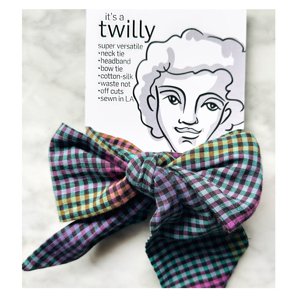 Twilly - multi color gingham