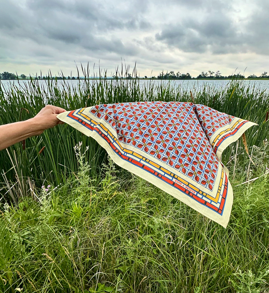 Cotton Bandana - Tiny Sidewalk