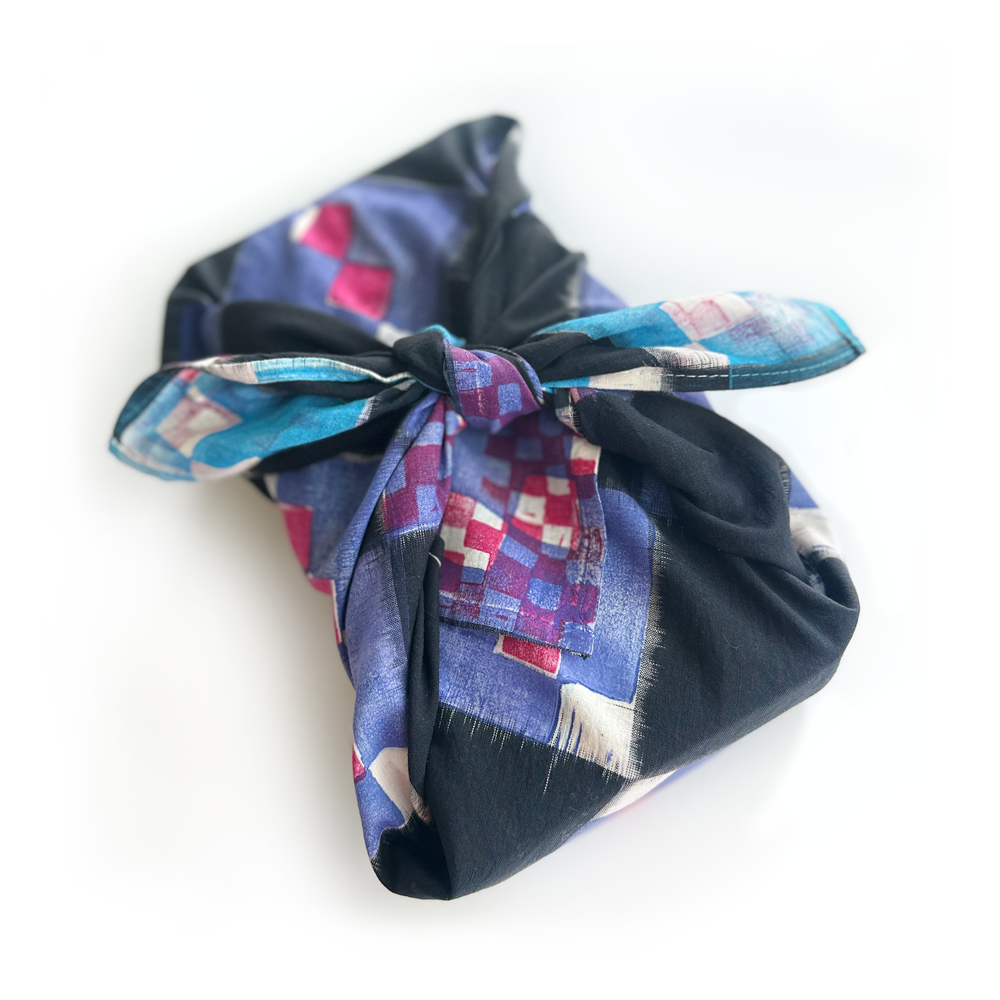 Cotton Bandana - Check Mate Blues