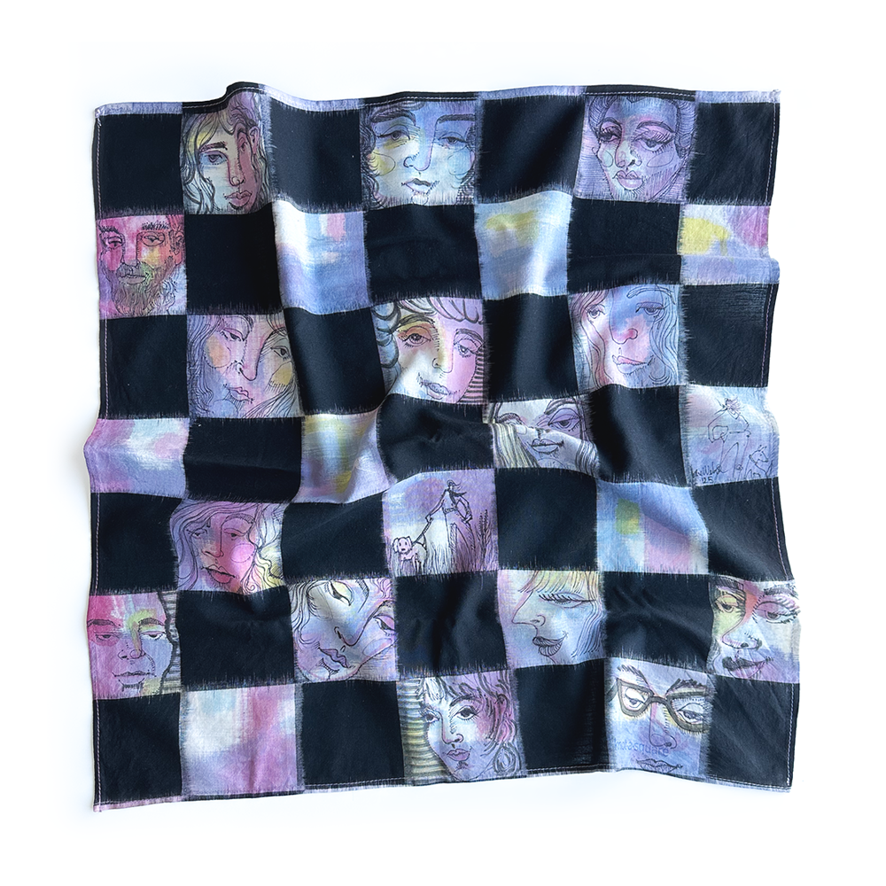 Checkered Peekaboo Scarf - Limited Edition