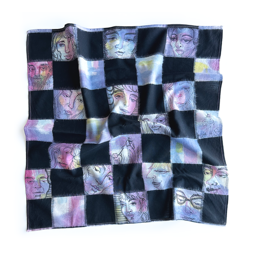 Checkered Peekaboo Scarf - Limited Edition