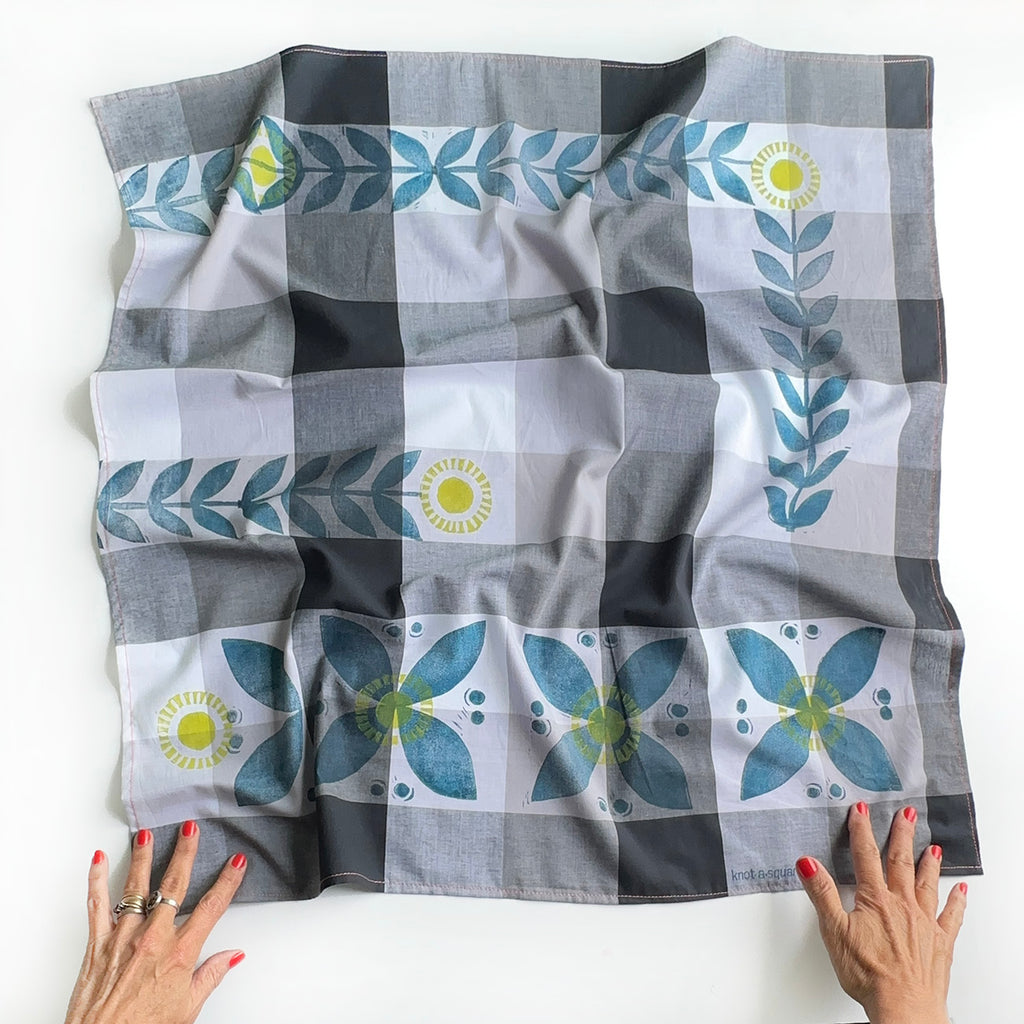 CheckMate Cotton Scarf, Limited Edition