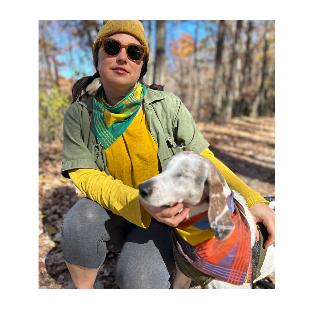 Cotton Bandana  - Mount Modern Golden Sunset