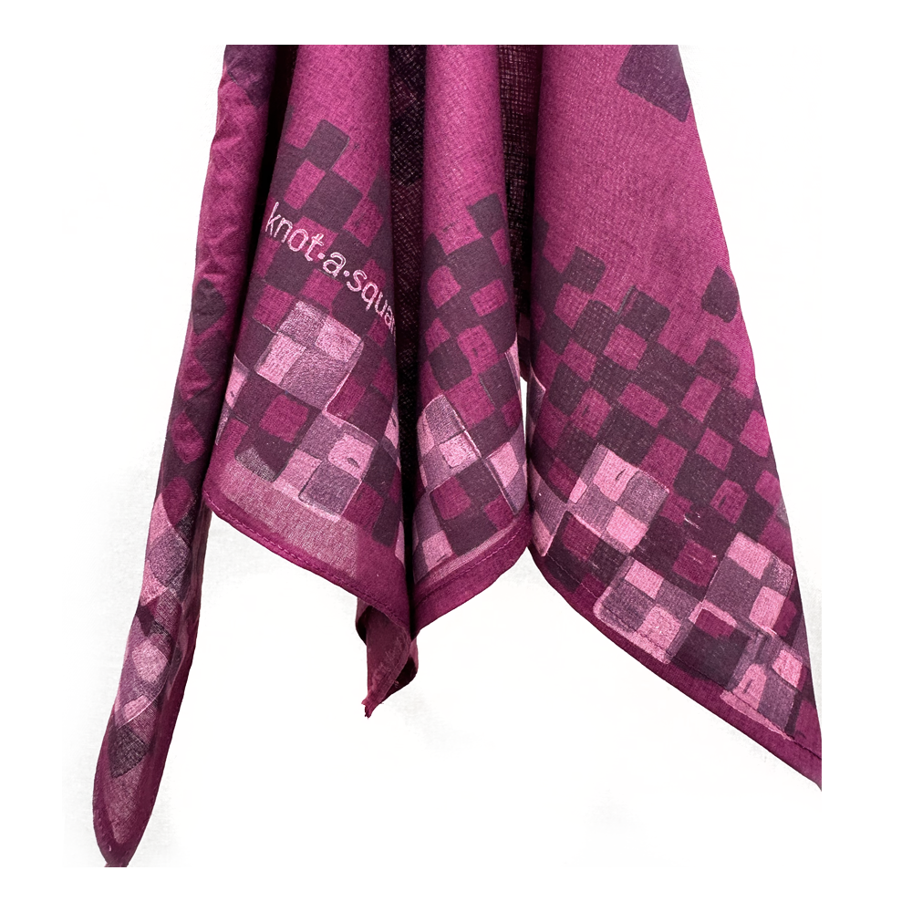 Cotton Bandana - Eggplant