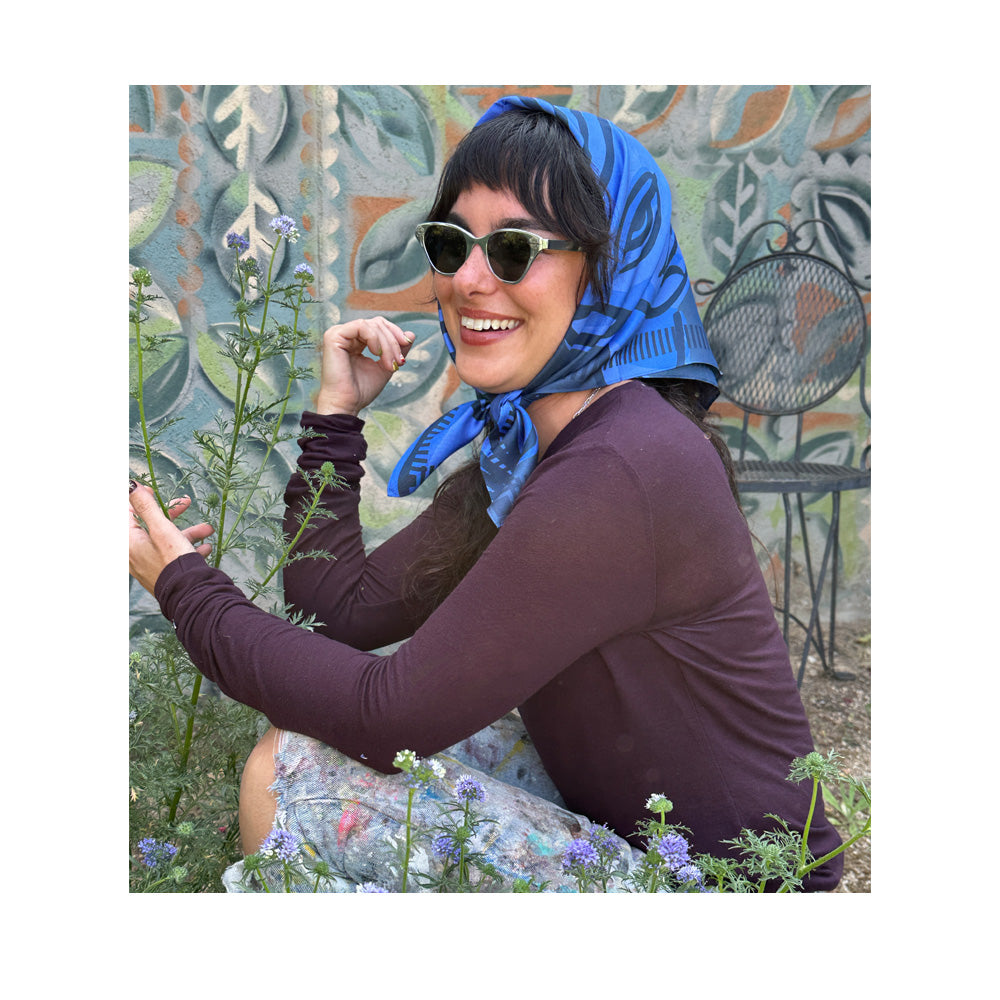 Silk scarf-Hope