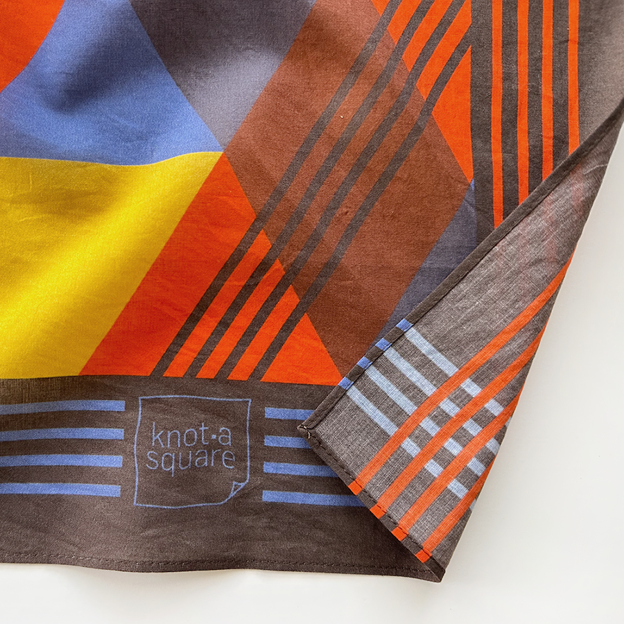 Cotton Bandana  - Mount Modern Golden Sunset